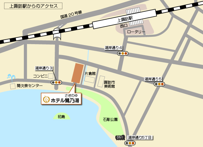 駅からの詳細地図